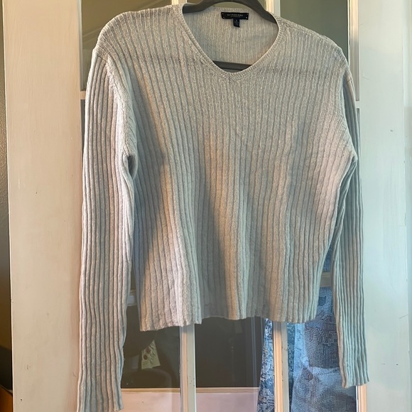 Burberry Sweater- Light Blue - Picture 1 of 9